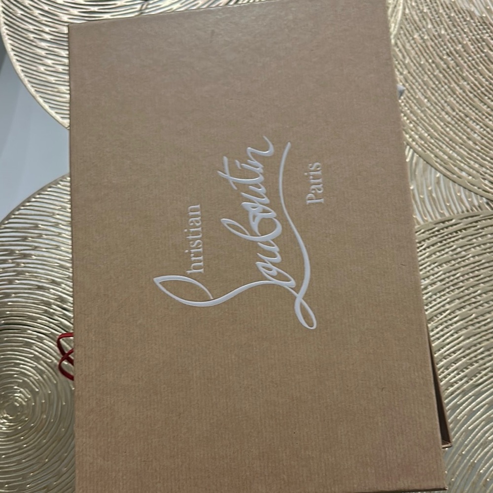Christian Louboutin Tan Shoe Box